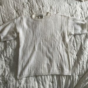 vintage cotton short sleeve sweater